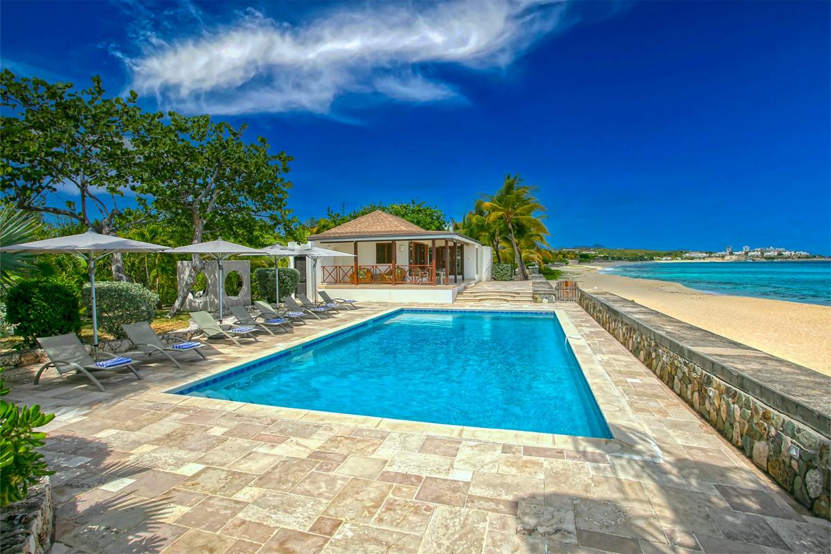 Villa rental St Martin - The pool